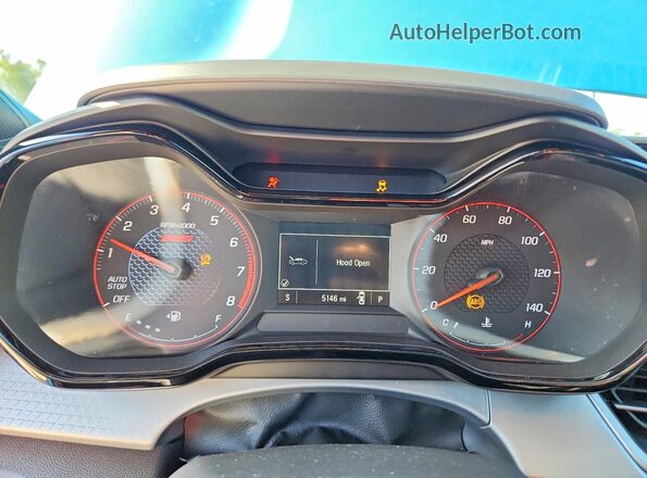 KL77LGEP9SC330903 2025 CHEVROLET TRAX Синий Вид щитка приборов