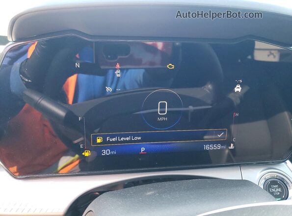 KL77LHE22RC064113 2024 CHEVROLET TRAX Серебряный Вид щитка приборов