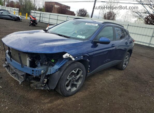 KL77LHE22RC066489 2024 CHEVROLET TRAX Blue Передня ліва чверть