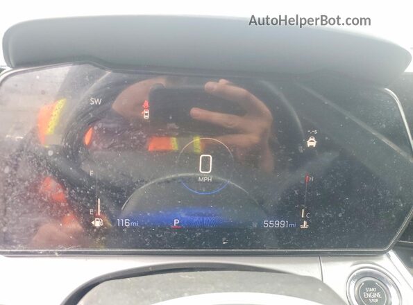 KL77LHE22RC066489 2024 CHEVROLET TRAX Blue Вид щитка приладів