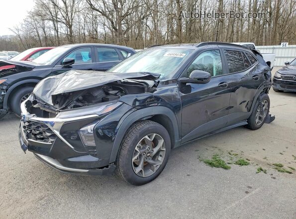 KL77LHE22RC175115 2024 CHEVROLET TRAX Black Vista tres cuartos delantera izquierda