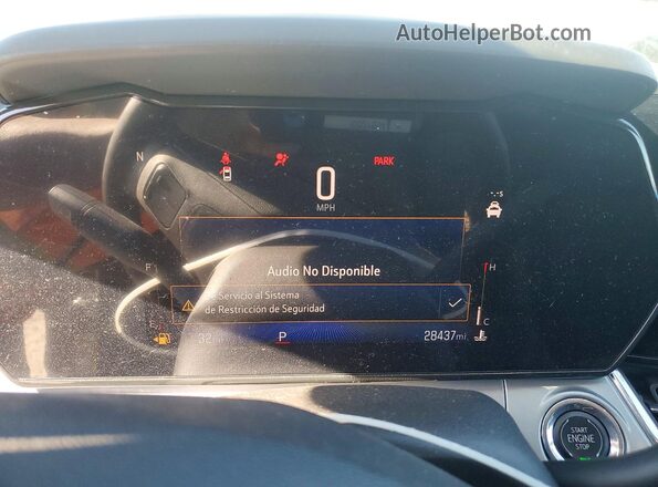 KL77LHE24RC148269 2024 CHEVROLET TRAX Серебряный Вид щитка приборов