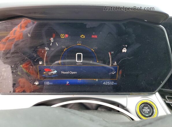 KL77LHE25RC019778 2024 CHEVROLET TRAX Серый Вид щитка приборов
