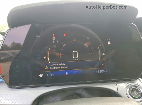 KL77LHE27RC234191 2024 CHEVROLET TRAX Черный Вид щитка приборов