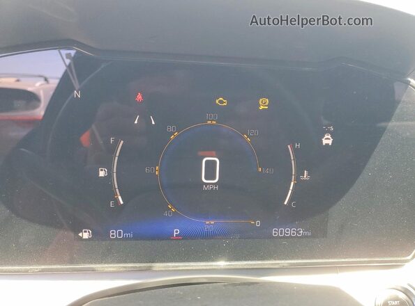 KL77LHE28RC010301 2024 CHEVROLET TRAX Blue Widok zestawu wskaźników