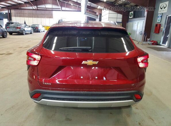KL77LHE28RC038552 2024 CHEVROLET TRAX Red Vista trasera