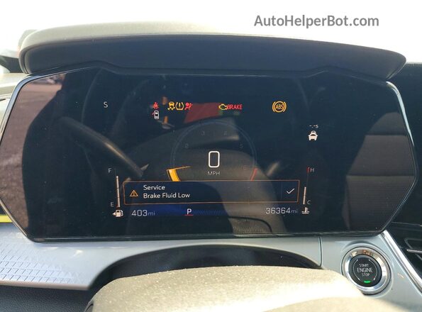 KL77LHE29RC054582 2024 CHEVROLET TRAX Оранжевый Вид щитка приборов