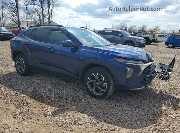 KL77LHE29RC225220 2024 CHEVROLET TRAX Синий Передняя правая четверть