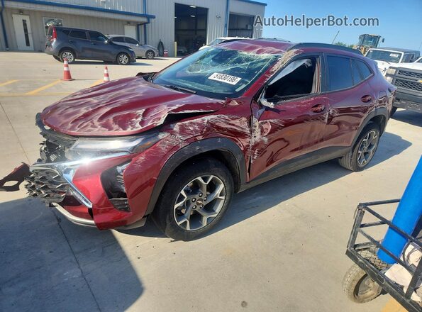 KL77LHEP1SC208428 2025 CHEVROLET TRAX Maroon Передня ліва чверть