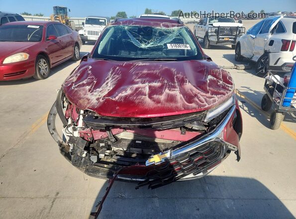 KL77LHEP1SC208428 2025 CHEVROLET TRAX Maroon Вид спереду