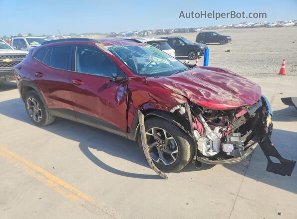 KL77LHEP1SC208428 2025 CHEVROLET TRAX Maroon Передня права чверть