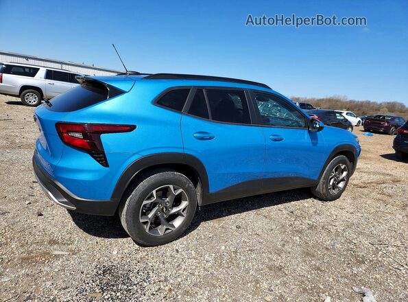 KL77LHEP5SC137654 2025 CHEVROLET TRAX Синий Задняя правая четверть
