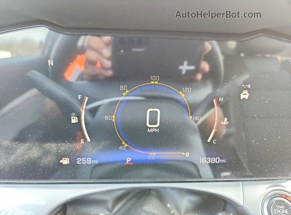 KL77LHEP5SC232294 2025 CHEVROLET TRAX Черный Вид щитка приборов