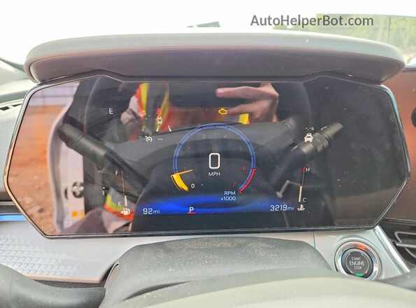 KL77LHEP5TC016270 2026 CHEVROLET TRAX Белый Вид щитка приборов