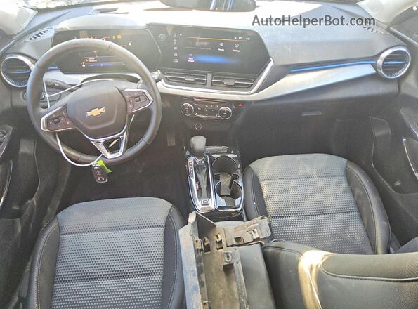 KL77LHEP6SC242090 2025 CHEVROLET TRAX Black Вид панелі приладів