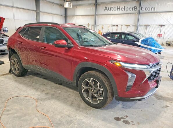 KL77LHEP6SC294142 2025 CHEVROLET TRAX Красный Передняя правая четверть