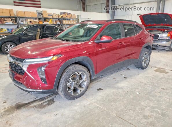 KL77LHEP6SC294142 2025 CHEVROLET TRAX Красный Передняя левая четверть