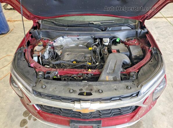 KL77LHEP6SC294142 2025 CHEVROLET TRAX Красный Вид подкапотного пространства