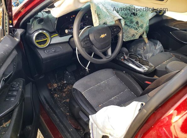 KL77LHEP7SC148333 2025 CHEVROLET TRAX Red Widok deski rozdzielczej