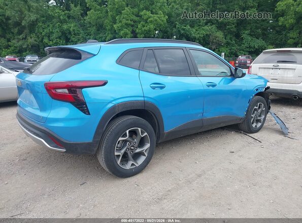 KL77LHEPXSC203468 2025 CHEVROLET TRAX Blue Trasero derecho
