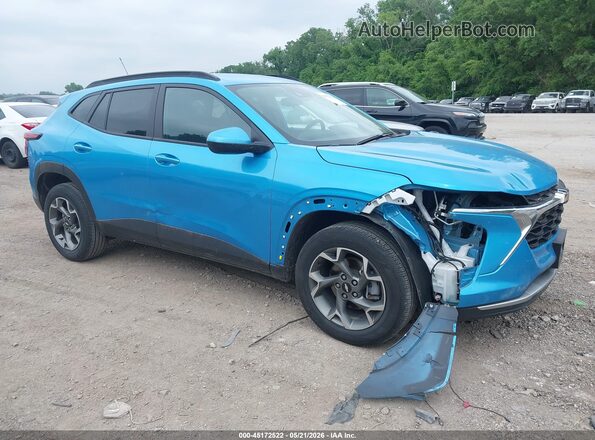 KL77LHEPXSC203468 2025 CHEVROLET TRAX Blue Delantero derecho