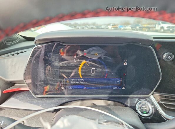 KL77LJE21RC181589 2024 CHEVROLET TRAX White ხელსაწყოთა პანელის ხედი
