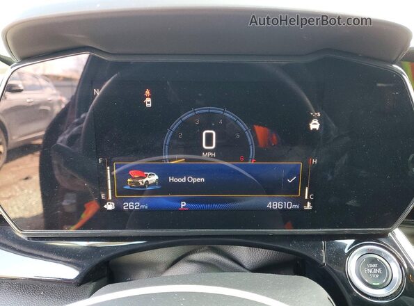 KL77LJE25RC005161 2024 CHEVROLET TRAX Red Вид щитка приладів