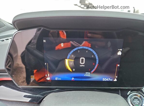 KL77LJEP1SC172893 2025 CHEVROLET TRAX Угольный Вид щитка приборов