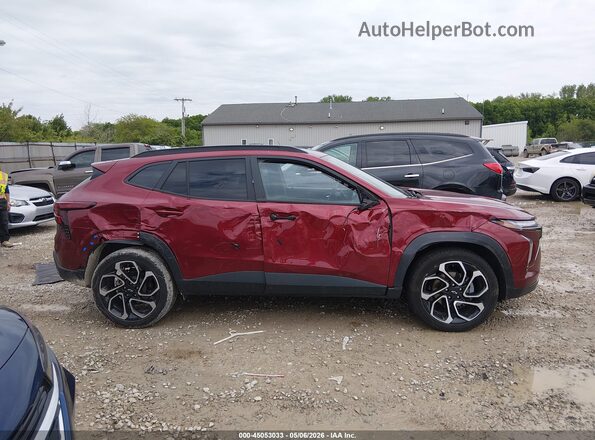 KL77LJEP1SC270290 2025 CHEVROLET TRAX Красный Вид задней части салона
