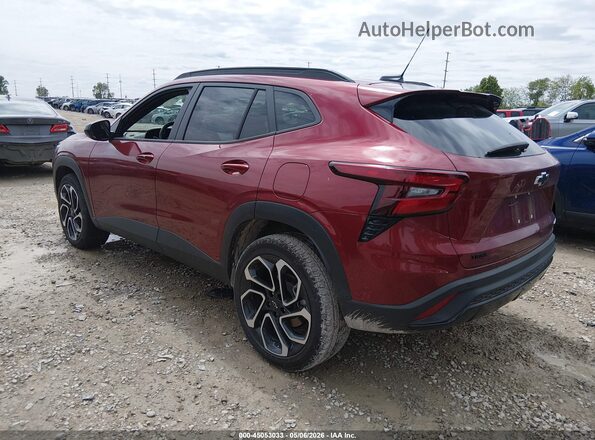 KL77LJEP1SC270290 2025 CHEVROLET TRAX Красный Задняя левая четверть
