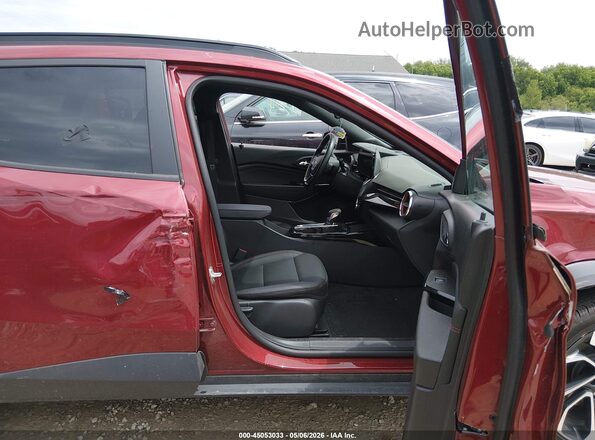 KL77LJEP1SC270290 2025 CHEVROLET TRAX Красный Вид салона спереди