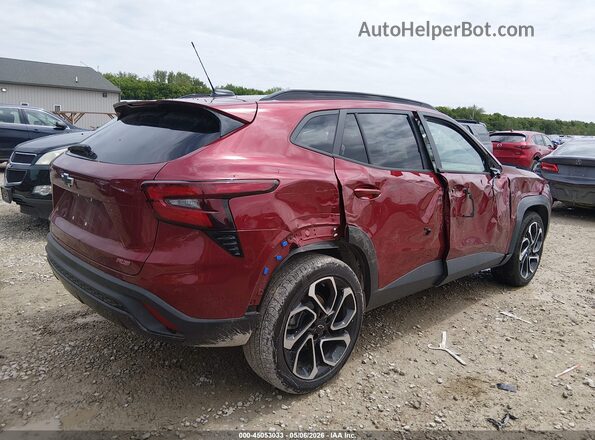 KL77LJEP1SC270290 2025 CHEVROLET TRAX Красный Задняя правая четверть