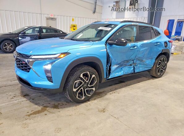 KL77LJEP3SC323720 2025 CHEVROLET TRAX Turquoise Передня ліва чверть