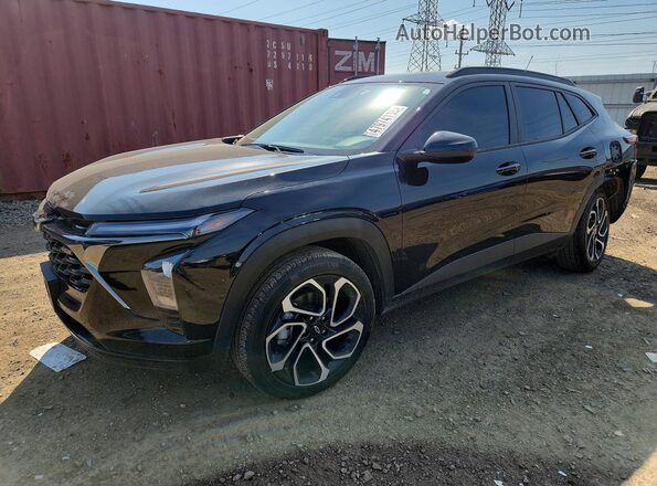 KL77LJEP4SC160981 2025 CHEVROLET TRAX Black Передня ліва чверть