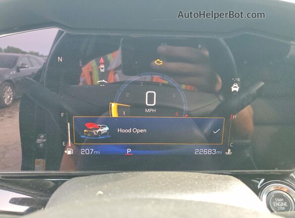 KL77LJEP6SC059165 2025 CHEVROLET TRAX Black Vista del cuadro de instrumentos