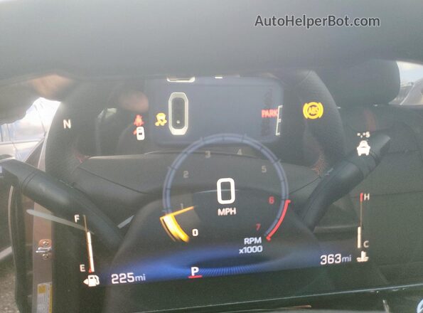 KL77LJEP6TC001056 2026 CHEVROLET TRAX Gray Вид щитка приладів