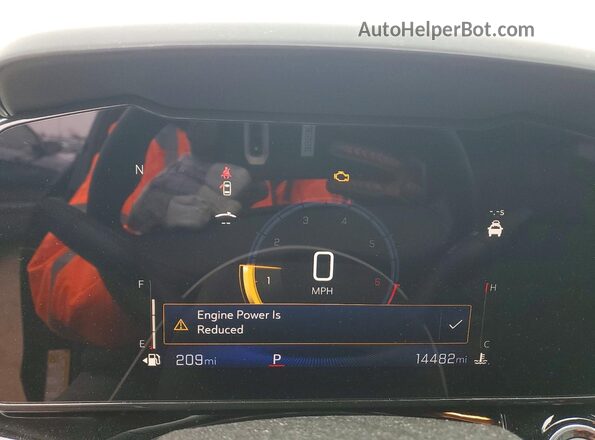 KL77LJEP7SC012999 2025 CHEVROLET TRAX Black Вид щитка приладів