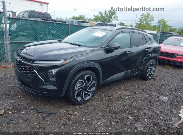 KL77LJEPXSC338554 2025 CHEVROLET TRAX Black Передня ліва чверть