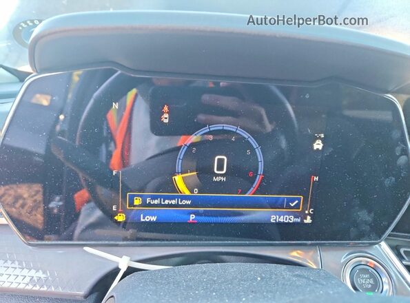 KL77LKEP7SC067698 2025 CHEVROLET TRAX Черный Вид щитка приборов