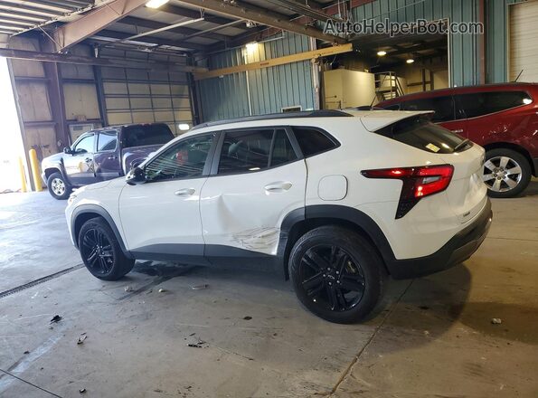 KL77LKEP7SC341854 2025 CHEVROLET TRAX White Trasero izquierdo