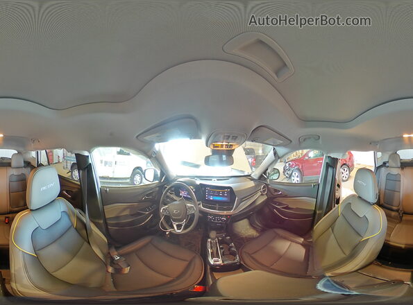 KL77LKEP7SC341854 2025 CHEVROLET TRAX White Vista interior de 360 grados