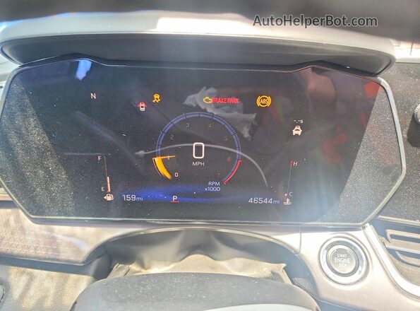 KL77LKEP9SC023377 2025 CHEVROLET TRAX Black Вид щитка приладів