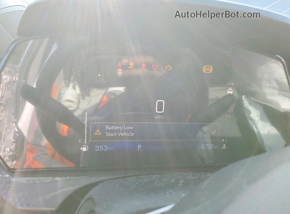 KL77LKEP9TC014793 2026 CHEVROLET TRAX Серый Вид щитка приборов