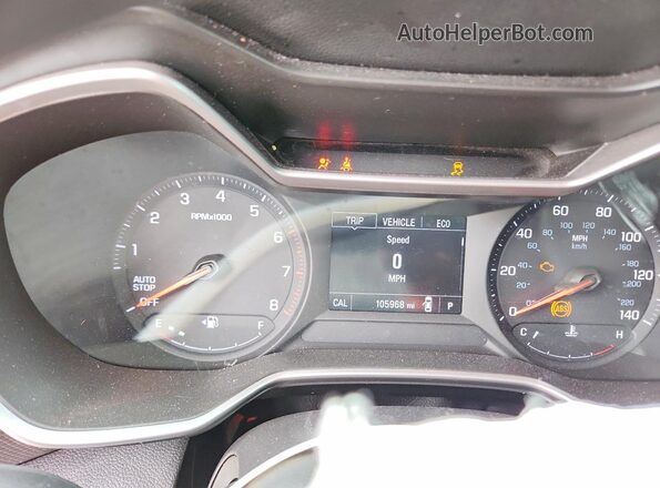 KL79MMS22MB099798 2021 CHEVROLET TRAILBLAZER Серый Вид щитка приборов