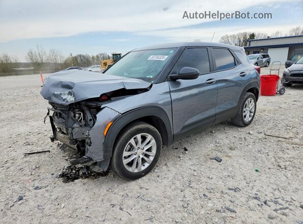 KL79MMS22MB099798 2021 CHEVROLET TRAILBLAZER Серый Передняя левая четверть