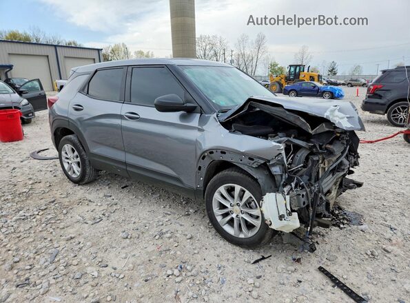 KL79MMS22MB099798 2021 CHEVROLET TRAILBLAZER Серый Передняя правая четверть