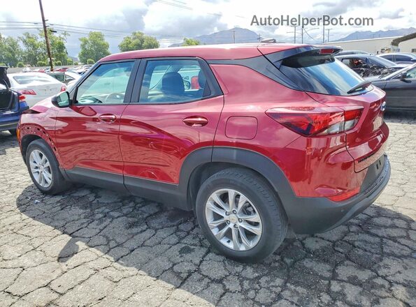 KL79MMS22MB106927 2021 CHEVROLET TRAILBLAZER Red Rear left