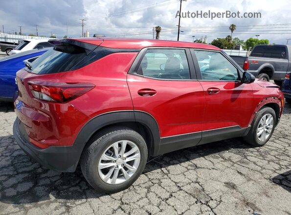 KL79MMS22MB106927 2021 CHEVROLET TRAILBLAZER Red Rear right
