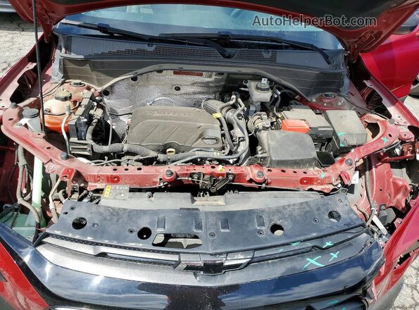 KL79MMS22MB106927 2021 CHEVROLET TRAILBLAZER Red Engine compartment view