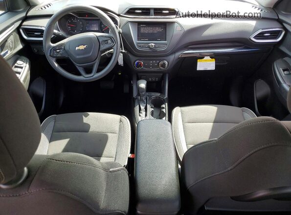 KL79MMS22MB106927 2021 CHEVROLET TRAILBLAZER Red Dashboard view
